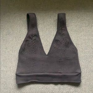 Free people fp movement sports bra black top